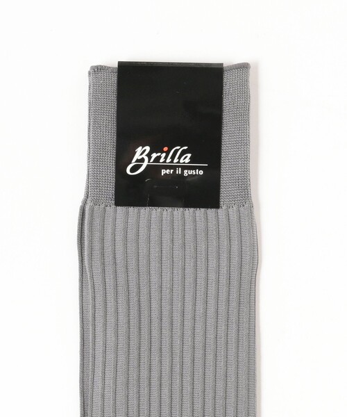 BRILLA per il gusto（ブリッラペルイルグースト）の「Brilla per il gusto / バックリブ ソックス（ソックス/靴下・メンズ・グレー/その他/ベージュ/その他1・ONE SIZE）」の5枚目の写真