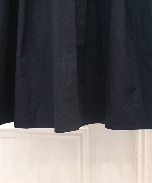 flower(フラワー)の「ツーウェイタックフレアスカート(スカート・レディース・ホワイト/ネイビー・FREE)」の6枚目の写真