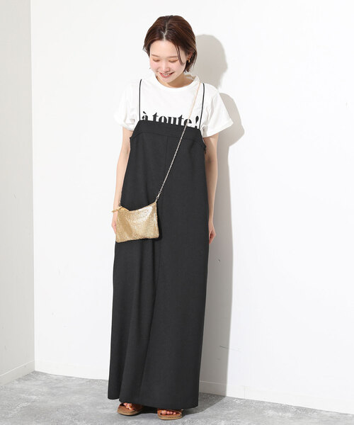 美品【SLOBE IENA】スローブイエナ リネン100% ロングワンピース SLOBE IENA - スローブ イエナ リネン ワンピース ブラウン 茶色
