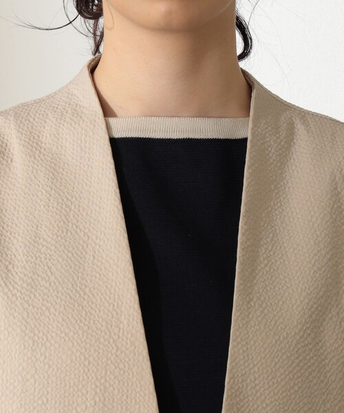 Demi-Luxe BEAMS サッカーラペルレスジャケット