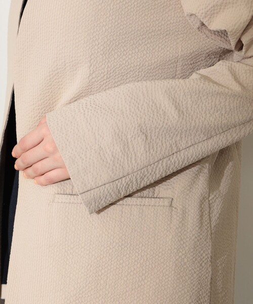 Demi-Luxe BEAMS サッカーラペルレスジャケット