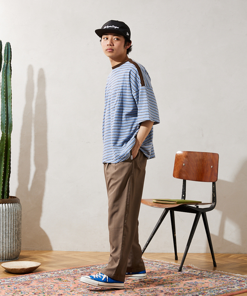 JOURNAL STANDARD relume(ジャーナルスタンダード レリューム)の「CALIFORNIA ツータック シェフパンツ(スラックス・メンズ・ブラック/グレー/ブラウン/サックスブルー・SMALL/MEDIUM/LARGE)」の14枚目の写真