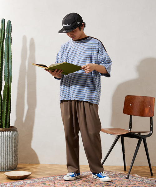 JOURNAL STANDARD relume(ジャーナルスタンダード レリューム)の「CALIFORNIA ツータック シェフパンツ(スラックス・メンズ・ブラック/グレー/ブラウン/サックスブルー・SMALL/MEDIUM/LARGE)」の15枚目の写真