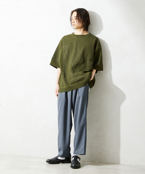 JOURNAL STANDARD relume(ジャーナルスタンダード レリューム)の「CALIFORNIA ツータック シェフパンツ(スラックス・メンズ・ブラック/グレー/ブラウン/サックスブルー・SMALL/MEDIUM/LARGE)」の21枚目の写真