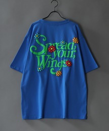 oversize foam print T-shirt/オーバーサイズ 発泡プリント　Tシャツ