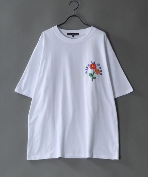 SITRY(シトリー)の「oversize foam print T-shirt/オーバーサイズ 発泡プリント Tシャツ(Tシャツ/カットソー・メンズ・ブラック/ブラック系その他2/ブラック系その他/ブルー/ホワイト系その他2/ホワイト系その他/ホワイト/ピンク/グリーン/グリーン系その他/ブルー系その他/パープル・M/L)」の21枚目の写真