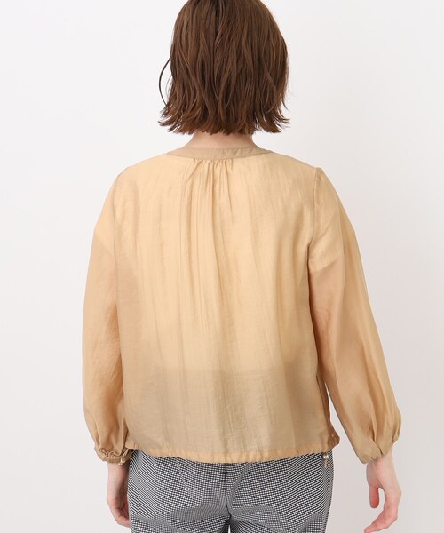 grove（グローブ）の「◆ニュアンスを楽しむシアーブルゾン（ブルゾン・レディース・ライトグレー/グレー系その他/キャメル・02/03/01/05/04）」の22枚目の写真