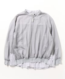 MARECHAL TERRE | MARECHAL TERRE（マルシャルテル) バックプリーツチュールブルゾン/ZMT232BZ108(ブルゾン)