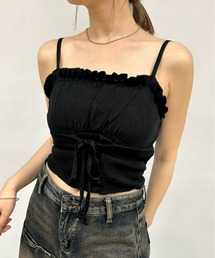 WHO'S WHO gallery | レースアップフリルキャミ(キャミソール)