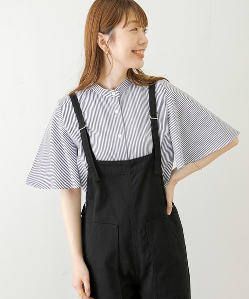 URBAN RESEARCH Sonny Label（アーバンリサーチサニーレーベル）の「ストライプバタフライスリーブブラウス（シャツ/ブラウス・レディース・グレー系その他/ブルー系その他・FREE）」の12枚目の写真