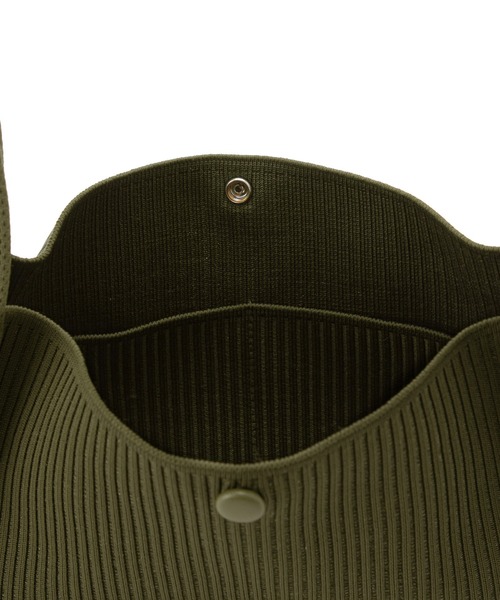 SALON adam et rope'(サロン アダム エ ロペ)の「ジャガードワンハンドルバッグ(ハンドバッグ・レディース・ブラック/カーキ/グリーン・FREE)」の7枚目の写真