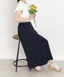 DRESKIP | 【ふわっと軽やか】サッカーフレアスカート(スカート)