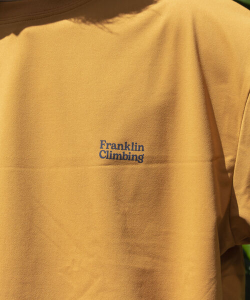 Franklin Climbing（フランクリンクライミング）の「【Franklin Climbing】バックプリント ショートスリーブTシャツ（Tシャツ/カットソー・メンズ・オフホワイト/サックスブルー/イエロー/ブラック/ミント/ライトパープル・S/M/L）」の13枚目の写真