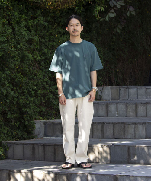 Franklin Climbing（フランクリンクライミング）の「【Franklin Climbing】バックプリント ショートスリーブTシャツ（Tシャツ/カットソー・メンズ・オフホワイト/サックスブルー/イエロー/ブラック/ミント/ライトパープル・S/M/L）」の16枚目の写真