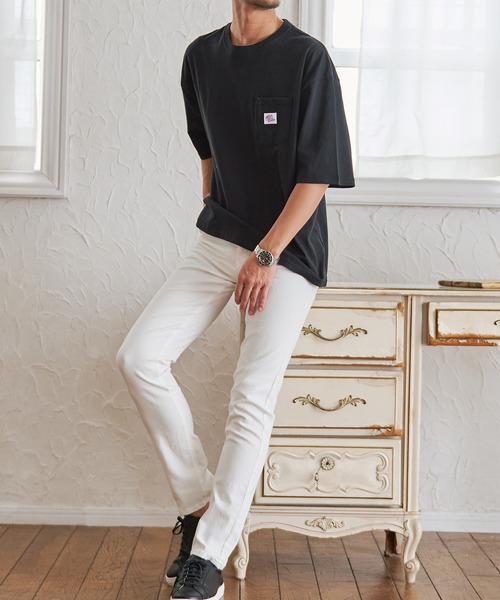 JEMORGAN(ジェーイーモーガン)の「『JEMORGAN LONG JOHNS/ジェーイーモーガンロングジョーンズ』半袖BIGポケット付きTEE【+】(Tシャツ/カットソー・メンズ・スモークピンク/サンドベージュ/サーモンピンク/ライトグレー/ネイビー/グリーン/オフホワイト/グレー系1/ブラック/ベージュ/カーキ・L/XL/M)」の17枚目の写真