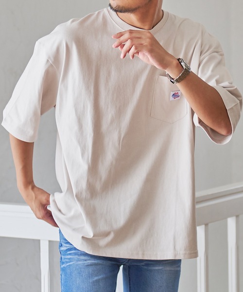 JEMORGAN(ジェーイーモーガン)の「『JEMORGAN LONG JOHNS/ジェーイーモーガンロングジョーンズ』半袖BIGポケット付きTEE【+】(Tシャツ/カットソー・メンズ・スモークピンク/サンドベージュ/サーモンピンク/ライトグレー/ネイビー/グリーン/オフホワイト/グレー系1/ブラック/ベージュ/カーキ・L/XL/M)」の21枚目の写真