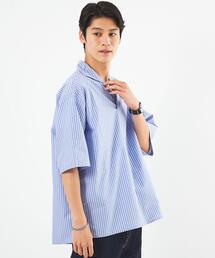 green label relaxing | タイプライター スキッパー プルオーバー シャツ(シャツ/ブラウス)