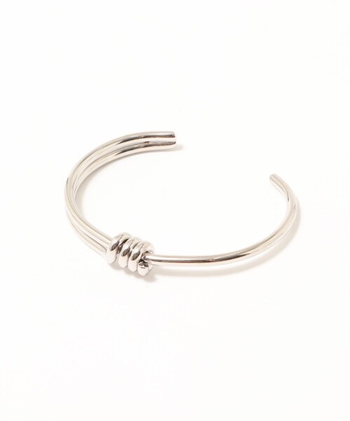 NOLLEY’S（ノーリーズ）の「ポイントコイルバングル SILVER（ブレスレット・レディース・シルバー・FREE）」の2枚目の写真