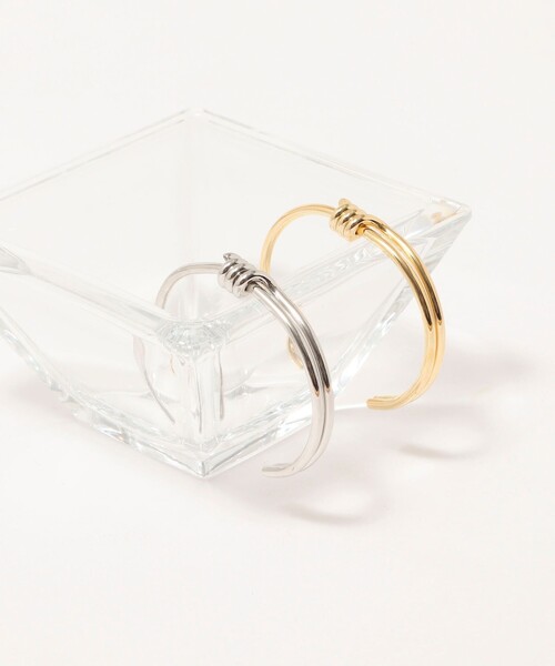 NOLLEY’S（ノーリーズ）の「ポイントコイルバングル SILVER（ブレスレット・レディース・シルバー・FREE）」の4枚目の写真