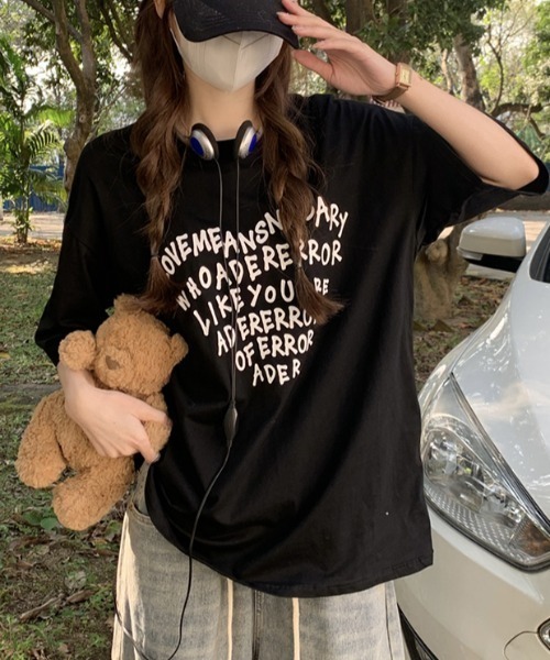 ☆boohoo☆オーバーサイズ スケルトン ハート プリント Tシャツ ☆boohoo☆オーバーサイズ スケルトン ハート プリント Tシャツ