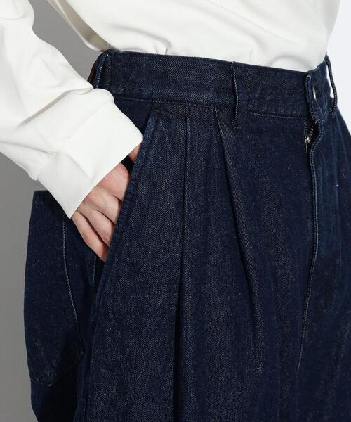 tk.TAKEO KIKUCHI（ティーケータケオキクチ）の「◆バギーデニム2タックパンツ（デニムパンツ・メンズ・ブラック系3/ネイビー系3・02/03）」の8枚目の写真