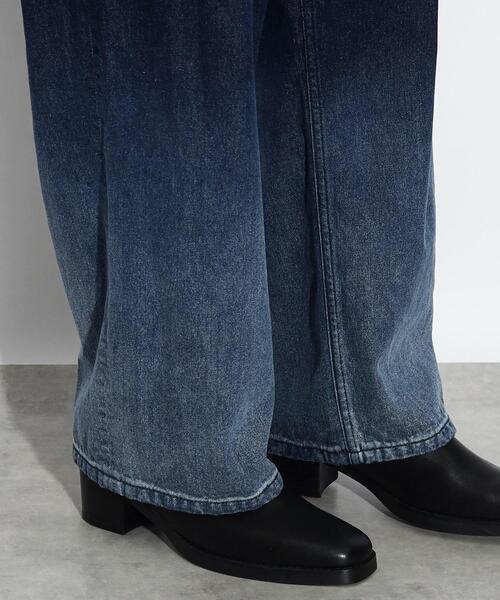tk.TAKEO KIKUCHI（ティーケータケオキクチ）の「◆バギーデニム2タックパンツ（デニムパンツ・メンズ・ブラック系3/ネイビー系3・02/03）」の10枚目の写真