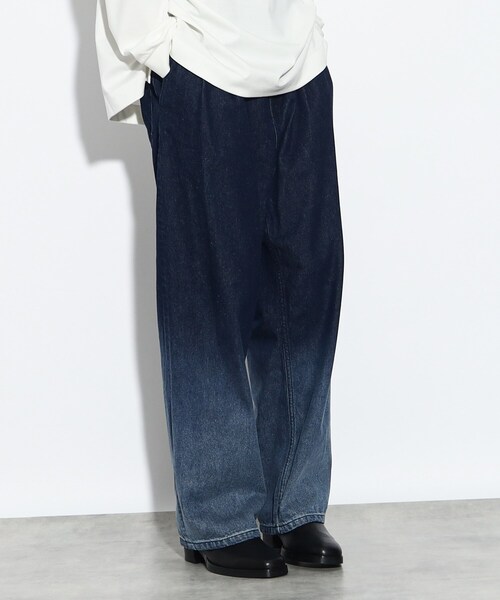 tk.TAKEO KIKUCHI（ティーケータケオキクチ）の「◆バギーデニム2タックパンツ（デニムパンツ・メンズ・ブラック系3/ネイビー系3・02/03）」の17枚目の写真