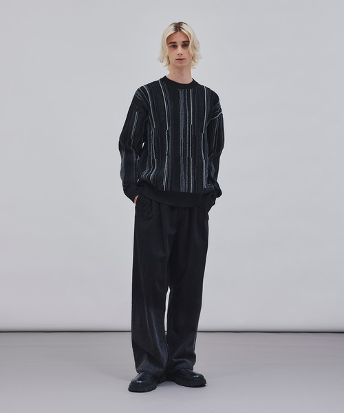 tk.TAKEO KIKUCHI（ティーケータケオキクチ）の「◆バギーデニム2タックパンツ（デニムパンツ・メンズ・ブラック系3/ネイビー系3・02/03）」の21枚目の写真