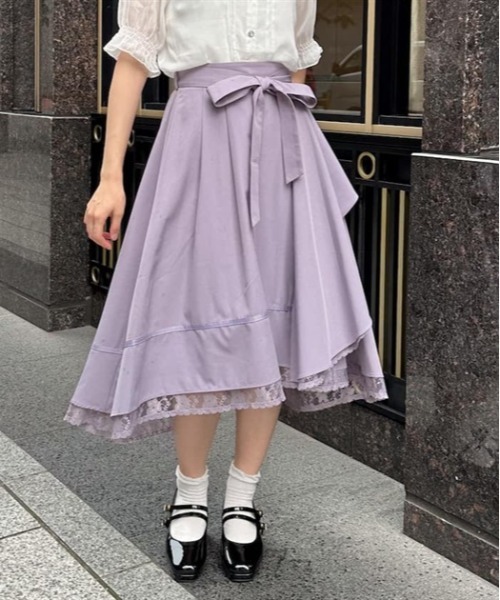 axes femme（アクシーズファム）の「ラッフルフリルスカート