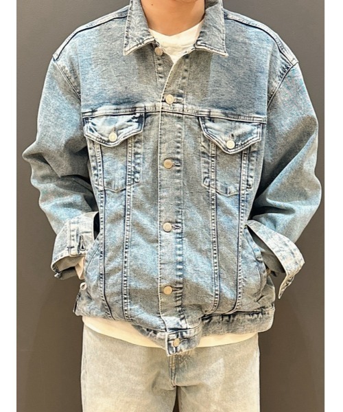 GAP(ギャップ)の「ウォッシュウェル アイコン デニムジャケット(デニムジャケット・メンズ・ライトインディゴブルー・S/M/XL/L/XS)」の8枚目の写真