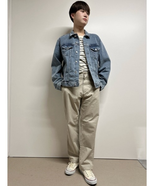 GAP(ギャップ)の「ウォッシュウェル アイコン デニムジャケット(デニムジャケット・メンズ・ライトインディゴブルー・S/M/XL/L/XS)」の12枚目の写真