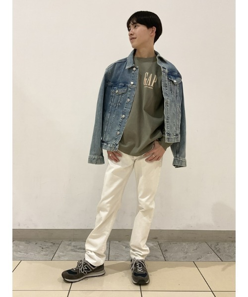 GAP(ギャップ)の「ウォッシュウェル アイコン デニムジャケット(デニムジャケット・メンズ・ライトインディゴブルー・S/M/XL/L/XS)」の18枚目の写真