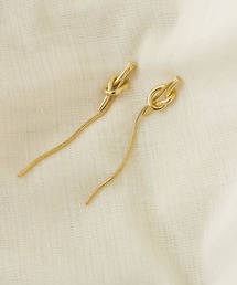 SMELLY | チェーンノットピアス(ピアス（両耳用）)