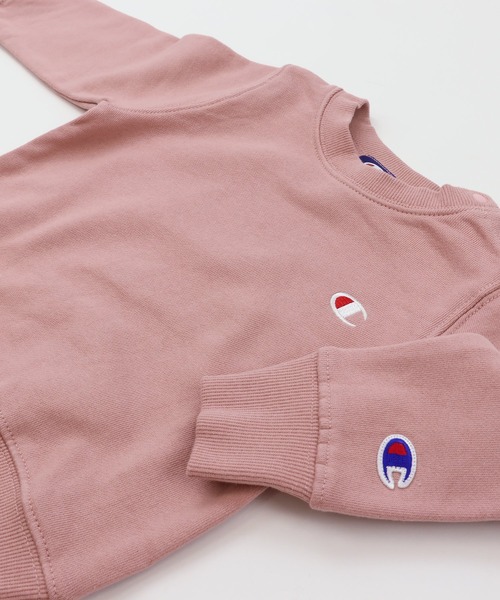 Champion(チャンピオン)の「champion / チャンピオン ロゴトレーナー(スウェット・キッズ・グレー/ブラック/ネイビー/ホワイト/ピンク/グリーン・130cm/120cm/110cm/100cm/90cm)」の19枚目の写真