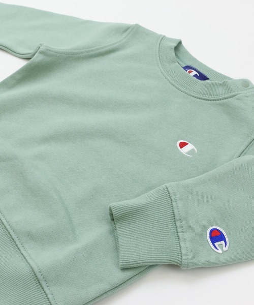 Champion(チャンピオン)の「champion / チャンピオン ロゴトレーナー(スウェット・キッズ・グレー/ブラック/ネイビー/ホワイト/ピンク/グリーン・130cm/120cm/110cm/100cm/90cm)」の20枚目の写真