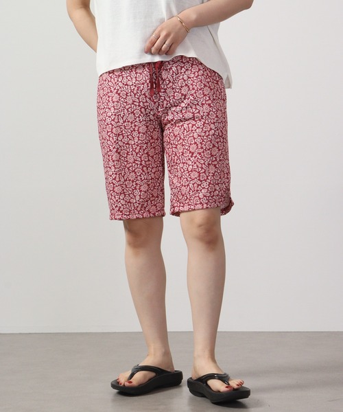 Ree&Mee（リーアンドミー）の「Ree&Mee ひんやり冷感加工 リラックス イージー パンツ 5分丈（ルームウェア/パジャマ・レディース・ベージュ系その他/ブルー系その他/レッド系その他/ホワイト系その他/ブラック系その他/ブラック系その他2/ブルー系その他2/ブルー系その他3・FREE）」の8枚目の写真