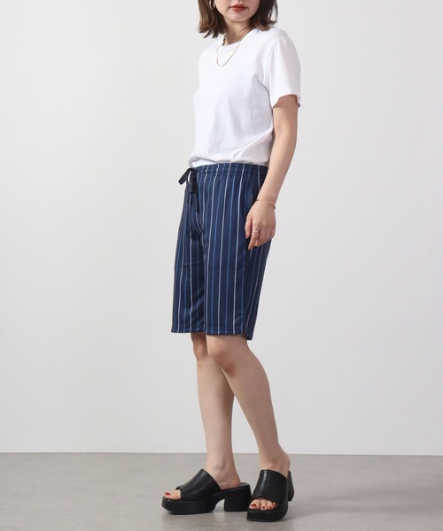 Ree&Mee（リーアンドミー）の「Ree&Mee ひんやり冷感加工 リラックス イージー パンツ 5分丈（ルームウェア/パジャマ・レディース・ベージュ系その他/ブルー系その他/レッド系その他/ホワイト系その他/ブラック系その他/ブラック系その他2/ブルー系その他2/ブルー系その他3・FREE）」の20枚目の写真