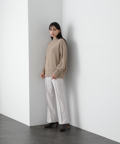 NATURAL BEAUTY BASIC(ナチュラルビューティーベーシック)の「◇セミフレアパンツ(その他パンツ・レディース・ブラック/ベージュ・SMALL/MEDIUM)」の13枚目の写真