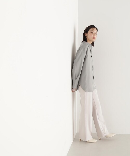 NATURAL BEAUTY BASIC(ナチュラルビューティーベーシック)の「◇セミフレアパンツ(その他パンツ・レディース・ブラック/ベージュ・SMALL/MEDIUM)」の17枚目の写真