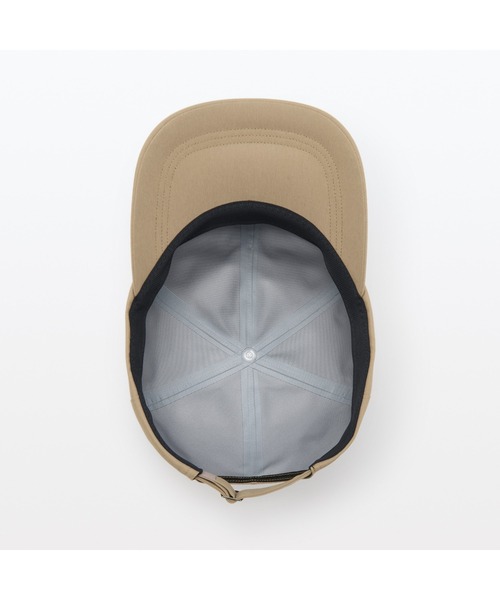 無印良品(ムジルシリョウヒン)の「UVカット 透湿撥水 防水テープ使い キャップ(キャップ・レディース・ベージュ/ブラック・55-59cm)」の20枚目の写真