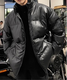 Burner | 【OKUOKU　0909】オーバーシルエット レザー（PU）ブルゾン　oku-outer-657393414452-65 U(ダウンジャケット/コート)