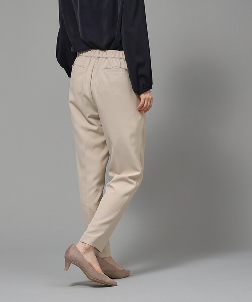 SHOO・LA・RUE（シューラルー）の「◆【S-3L/洗える/通勤/セレモニーにも】ダブルクロス プルオンテーパードパンツ【CIRCRIC】（その他パンツ・レディース・ベージュ系その他7/ブラック系3/ブルー系その他5・05/03/01/02/04）」の12枚目の写真