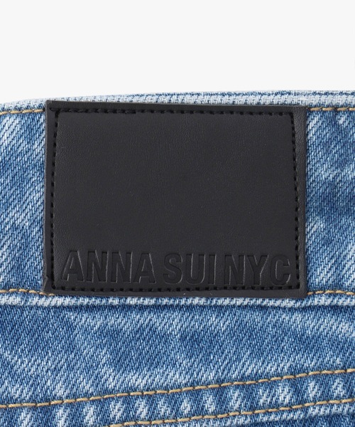 anna sui nyc（アナ スイ エヌ ワイ シー）の「デニムワイドカーゴパンツ（カーゴパンツ・レディース・インディゴブルー/ライトブルー・M/L）」の6枚目の写真
