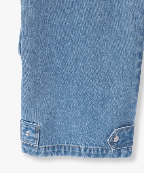 anna sui nyc（アナ スイ エヌ ワイ シー）の「デニムワイドカーゴパンツ（カーゴパンツ・レディース・インディゴブルー/ライトブルー・M/L）」の7枚目の写真