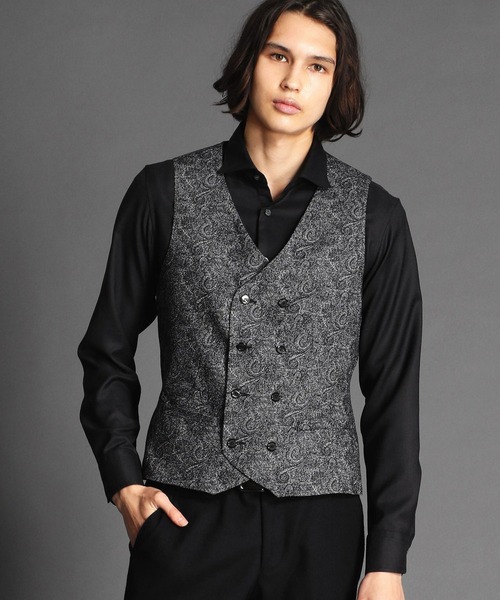 MONSIEUR NICOLE（ムッシュニコル）の「ダブルジレ（ベスト・メンズ・ブラウン/ブラック・MEDIUM/LARGE/X-LARGE）」の2枚目の写真