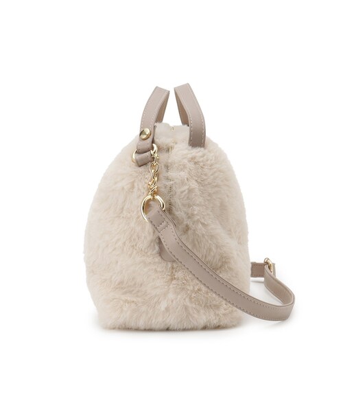 grove（グローブ）の「◆【ヒルナンデス！で紹介】ダブルハンドルエコファーチェーンショルダー（ショルダーバッグ・レディース・ブラウン系その他/ライトベージュ/アイボリー/ダークグレー・00）」の20枚目の写真