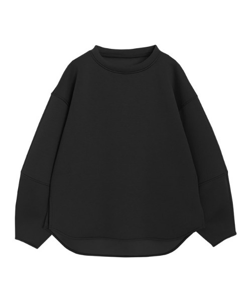 Pierrot（ピエロ）の「[RASW]ランタンスリーブダンボールプルオーバー（スウェット・レディース・チャコールグレー/ブラック/アイボリー・M）」の21枚目の写真