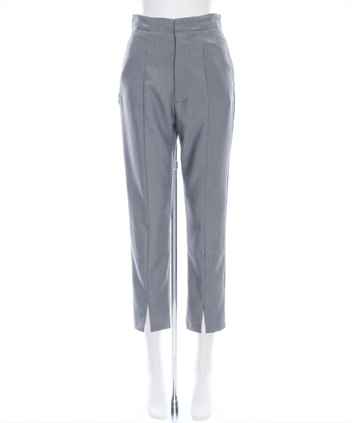clear（クリア）の「裾スリットスリムパンツ[低身長用サイズ有]≪2024SS≫（スラックス・レディース・グレー/ブラウン/ブラック・S/M/XS）」の14枚目の写真
