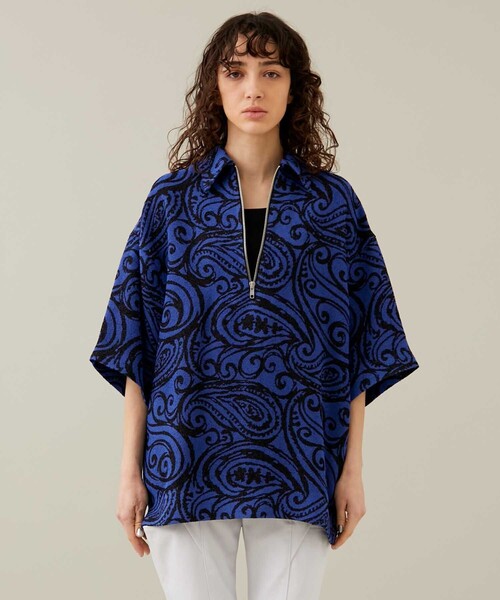 STUDIOUS(ステュディオス)の「Big Paisley Pullover(その他トップス・レディース・ブルー・36)」の10枚目の写真