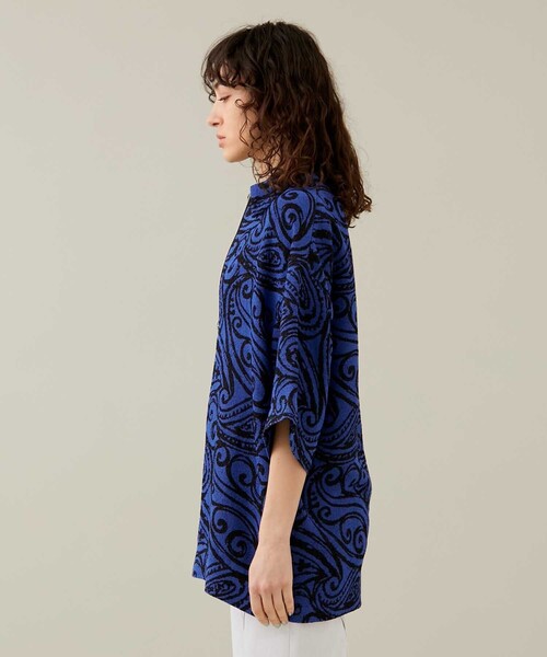 STUDIOUS(ステュディオス)の「Big Paisley Pullover(その他トップス・レディース・ブルー・36)」の9枚目の写真